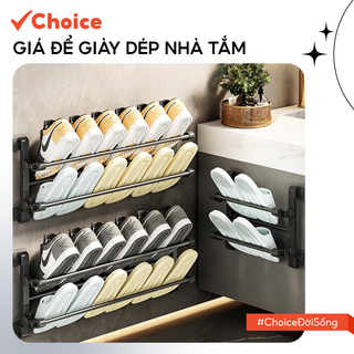   Choice  Giá Để Giày Dép Nhà Tắm FM2-2694-14 Loại Gắn Tường 
