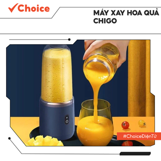 [New] [Choice] Máy Xay Hoa Quả Chigo HTD94 2 Cốc 6 Lưỡi Dao Siêu Gọn Nhẹ Tiện Lợi