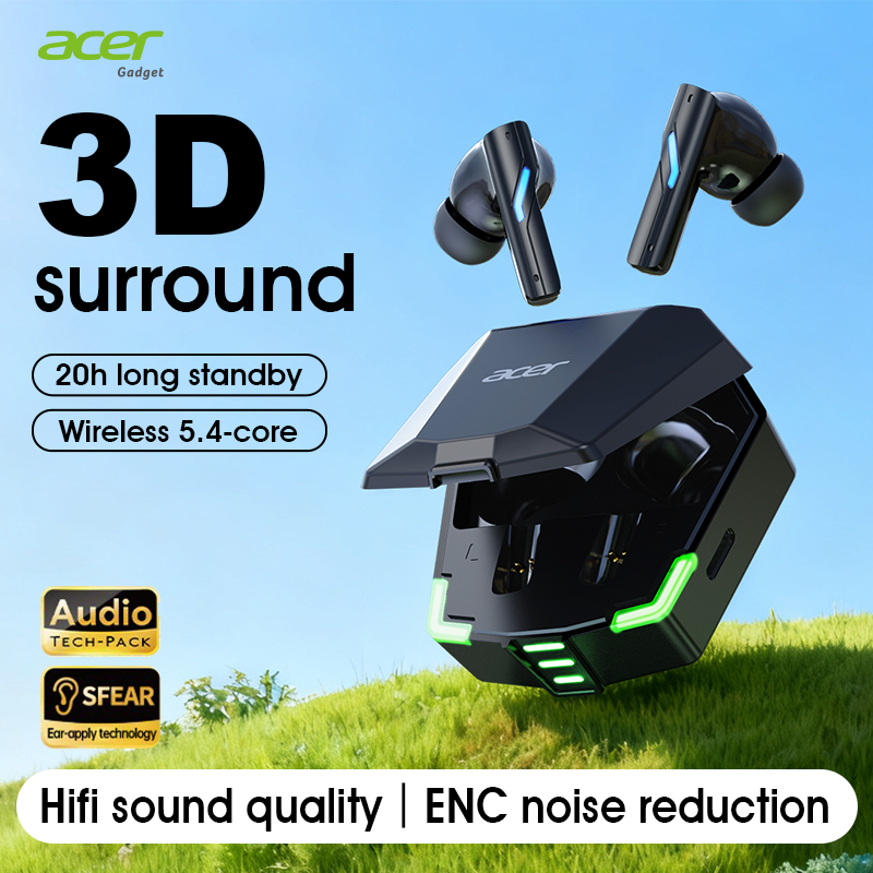 Tai nghe Acer OHR625 Tai nghe có Mic Type-C Tai nghe Earpod không dây Bluetooth Bluetrum 5656C Chip 