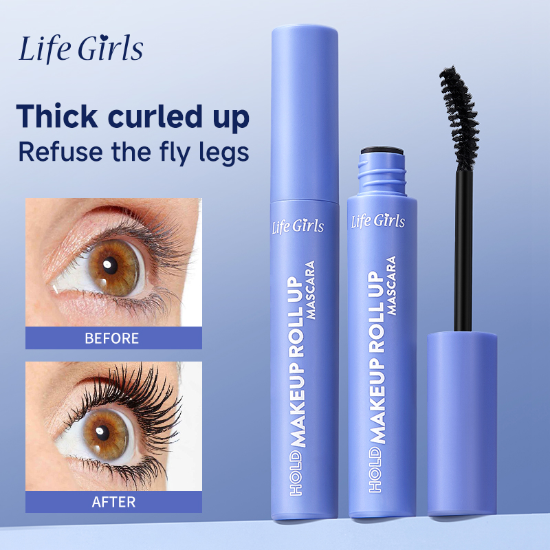 Life Girls Ink Feather Mascara Lâu Trôi Cong Mi, Hiệu Ứng Chống Nước, Không Lem