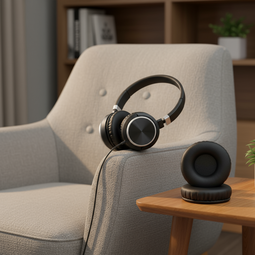 Miếng đệm tai thay thế cho tai nghe Jabra Evolve 20 30 40 65