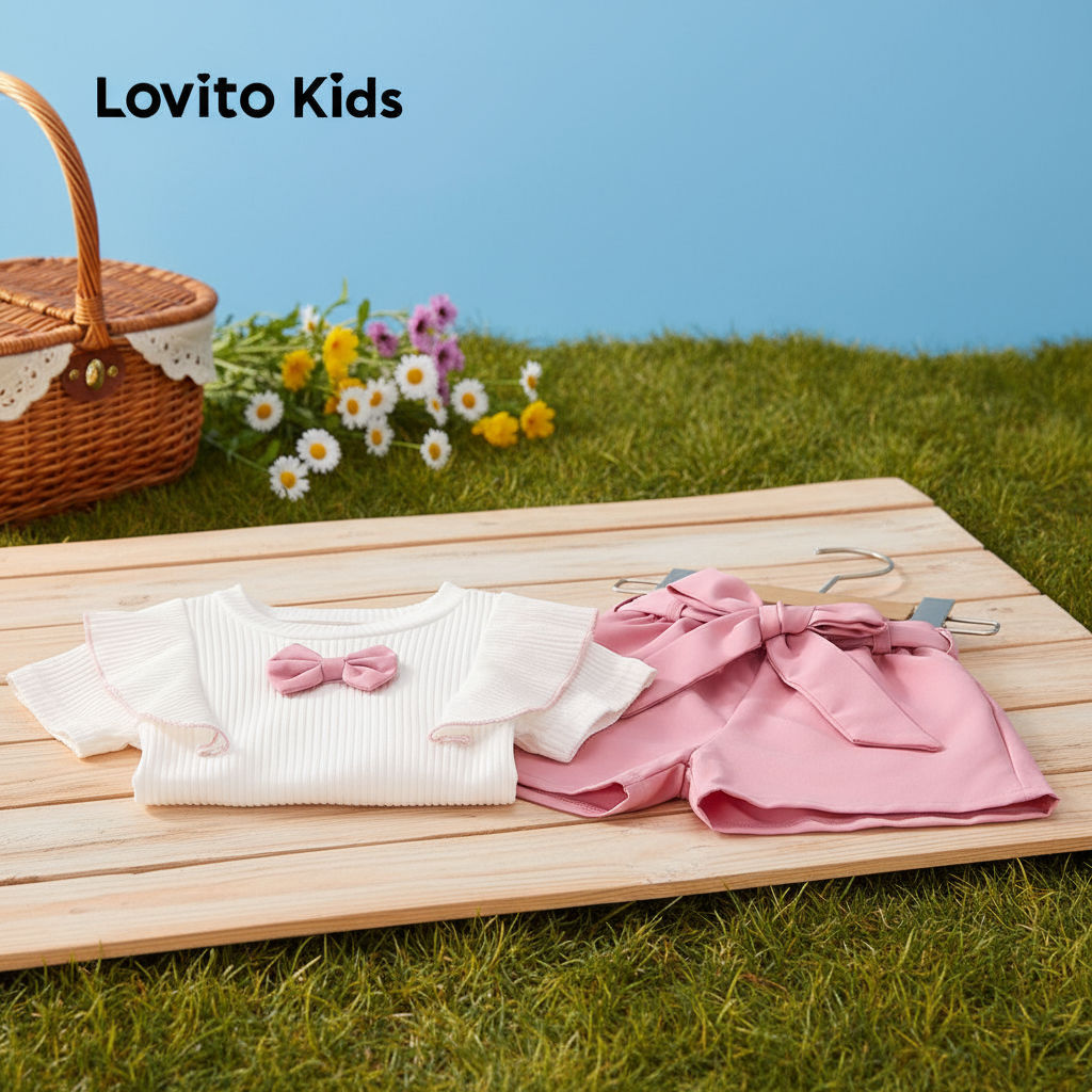 Bộ quần short nơ ba chiều NS115-SEP25-C-SHNS115BK050