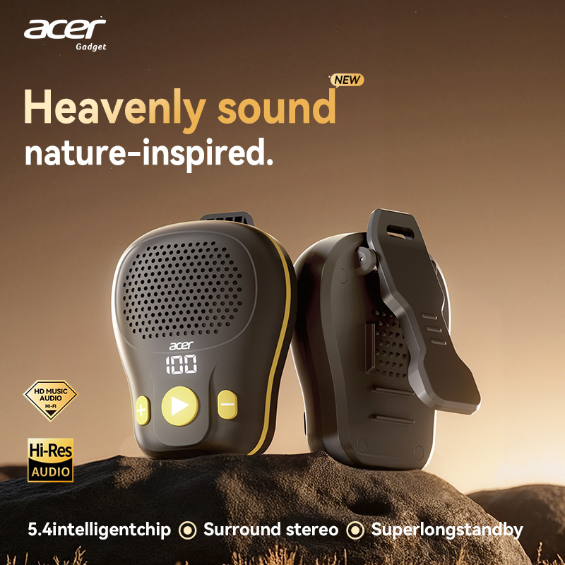 Loa Bluetooth Mini Acer OSK248 Ngoài Trời 28mm Driver 18H Playback Type-C