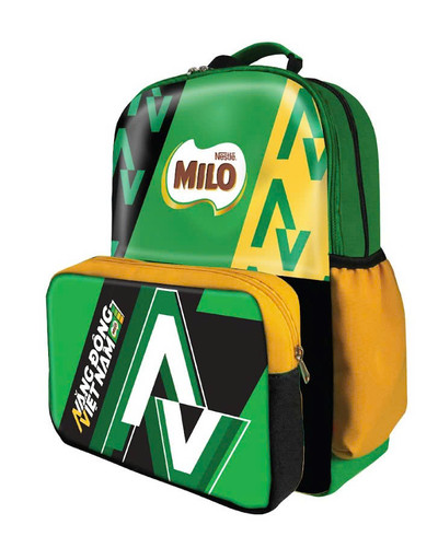 [GRO - Quà tặng không bán] MILO Balo Học Sinh Năng Động