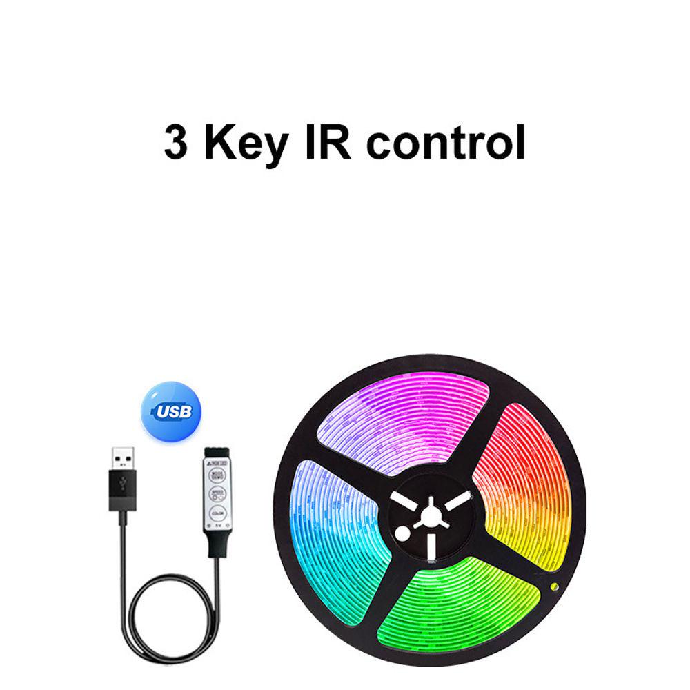 Đèn LED dải 5050 RGB 1M-15M - USB DIY Trang trí nội thất cho lễ hội năm mới và mùa xuân