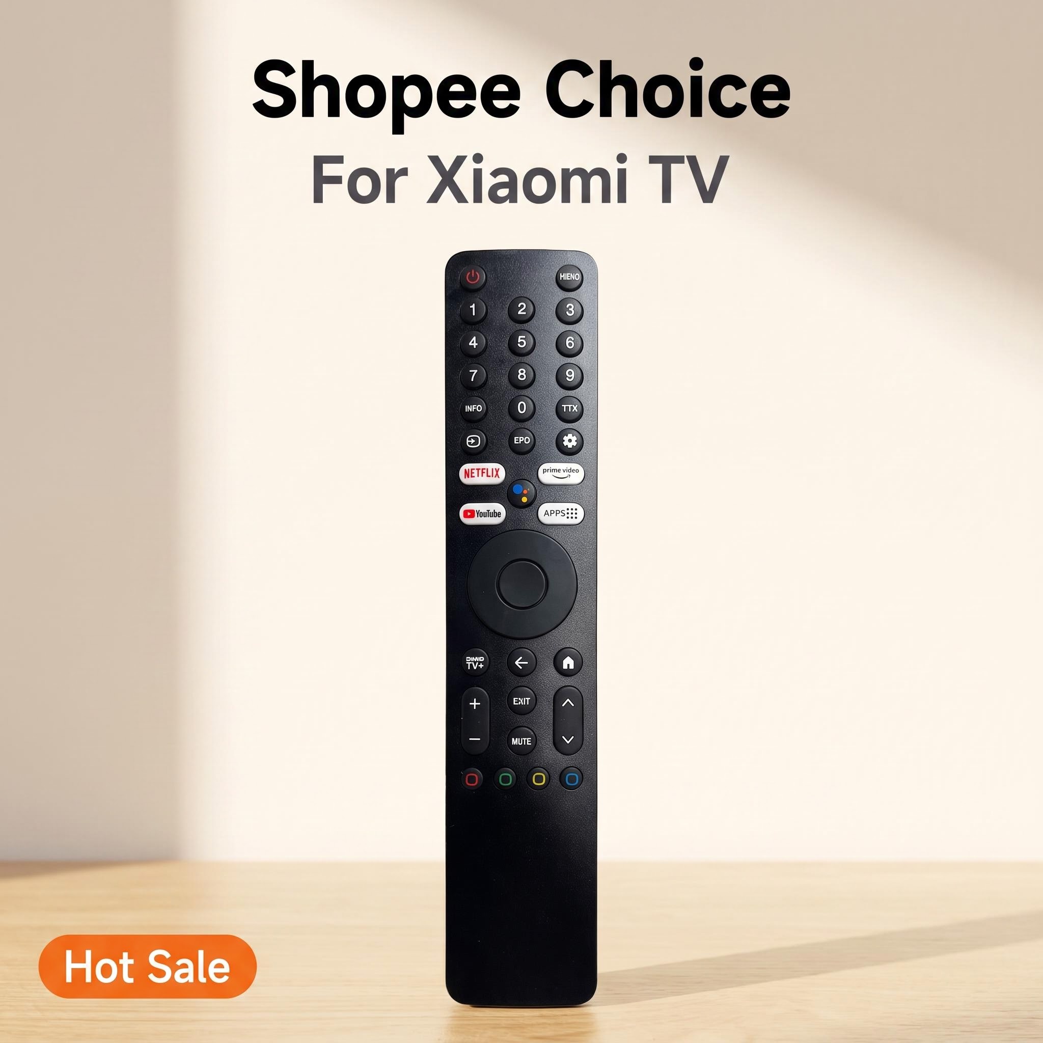 Điều khiển từ xa thay thế cho Xiaomi TV L32M8-P2SEA/L43M8-P2SEA/L55M8-P2SEA/L43MA-SSEA/L43M8-A2SEA c