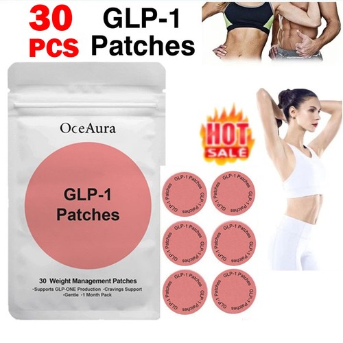 Miếng dán GLP-1 cho Nữ và Nam 30 Miếng - Miếng dán GLP1 với Thành phần Tự nhiên, Miếng dán Mỹ phẩm