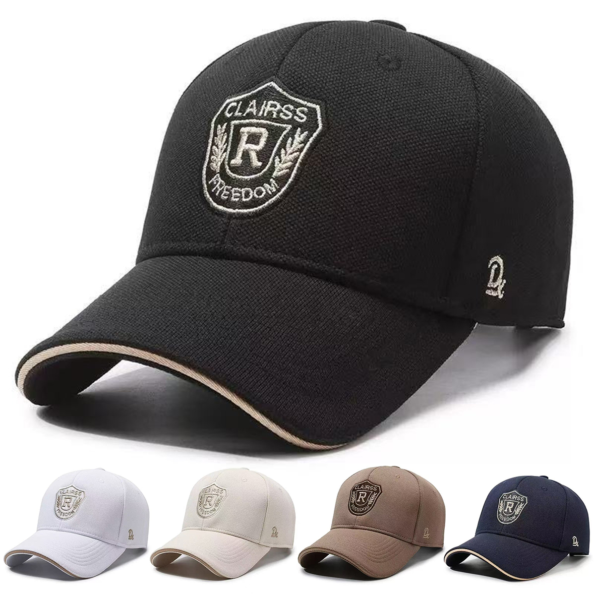 Clairs R Freedom Unisex Thêu Mũ Bóng Chày Có Thể Điều Chỉnh Hip Hop Mũ Golf Xuân Thu Du Lịch Ngoài T