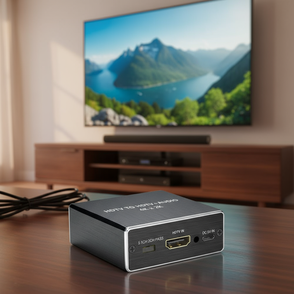 Bộ chuyển đổi HDMI sang Stereo Audio 3.5mm, Optical Toslink, SPDIF, Splitter