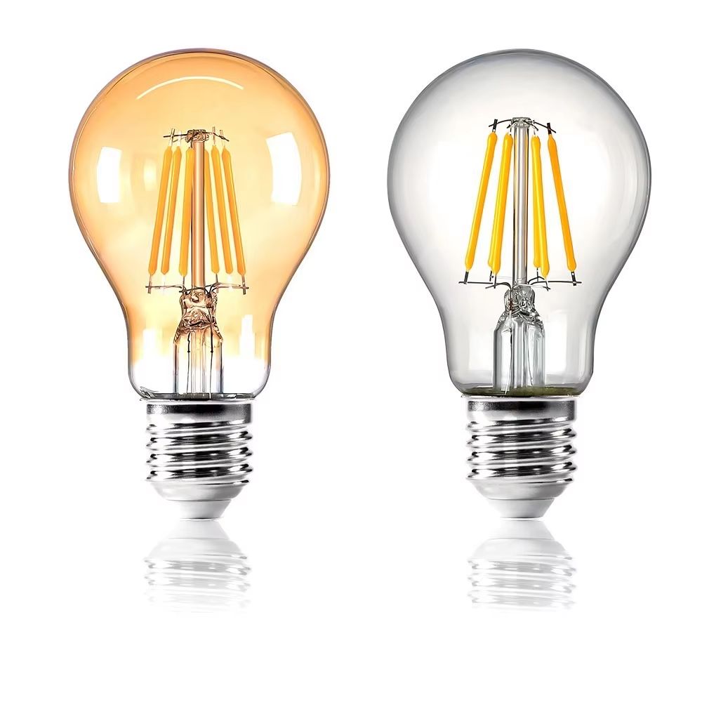 SAIMILI A60 Đèn LED Edison cổ điển cổ điển E27 Golde Sợi đốt G45 A60 Đèn 220V 2W 2700k Bóng đèn để t
