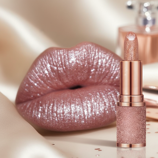  Son môi Shimmering Star đổi màu theo nhiệt độ, dưỡng ẩm, màu nude, chống nước, lâu trôi.