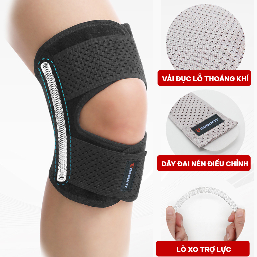 GoodFit GF526K - Nẹp đầu gối siêu nhẹ chuyên nghiệp, thiết kế ôm sát tùy chỉnh, giúp giảm đau khớp g