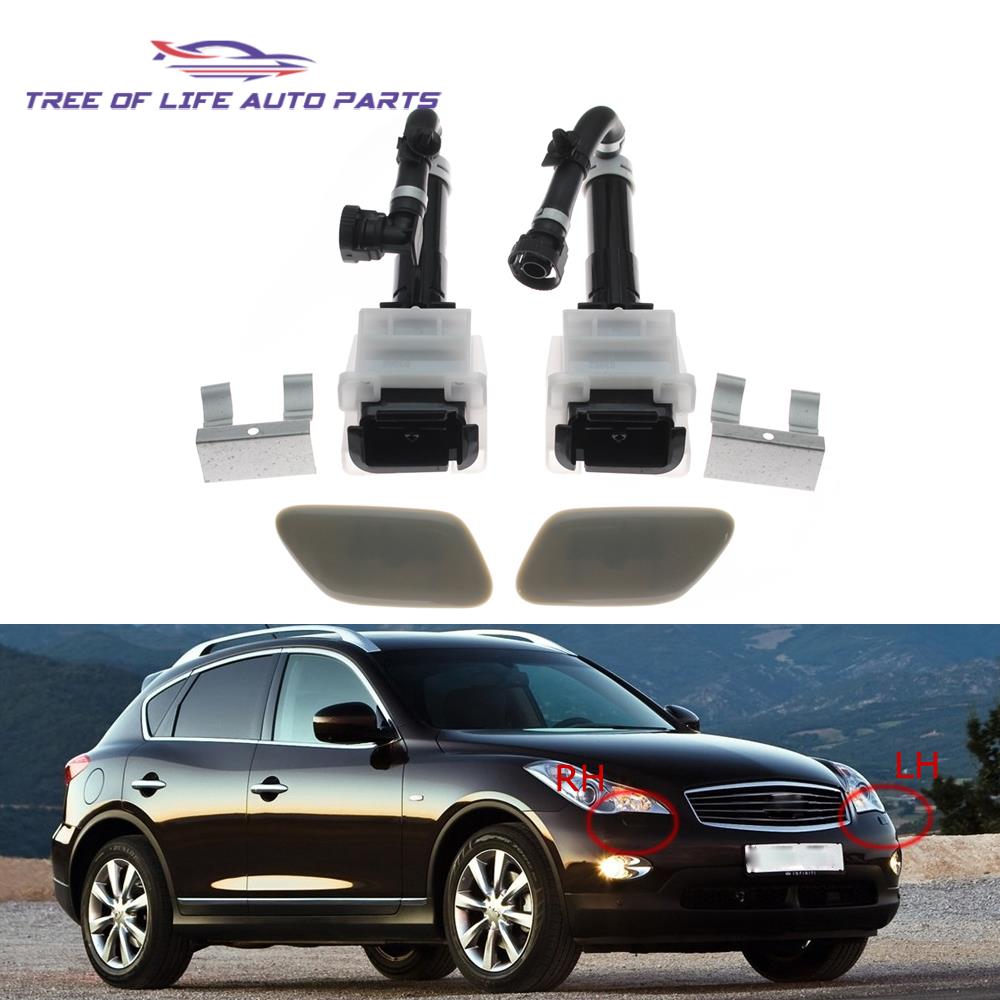 Infiniti J50 Ex35 Ex37 Ex25 2007-2013 Đèn Pha Máy Giặt Vòi Phun & Nắp Nắp 286421Bf0a