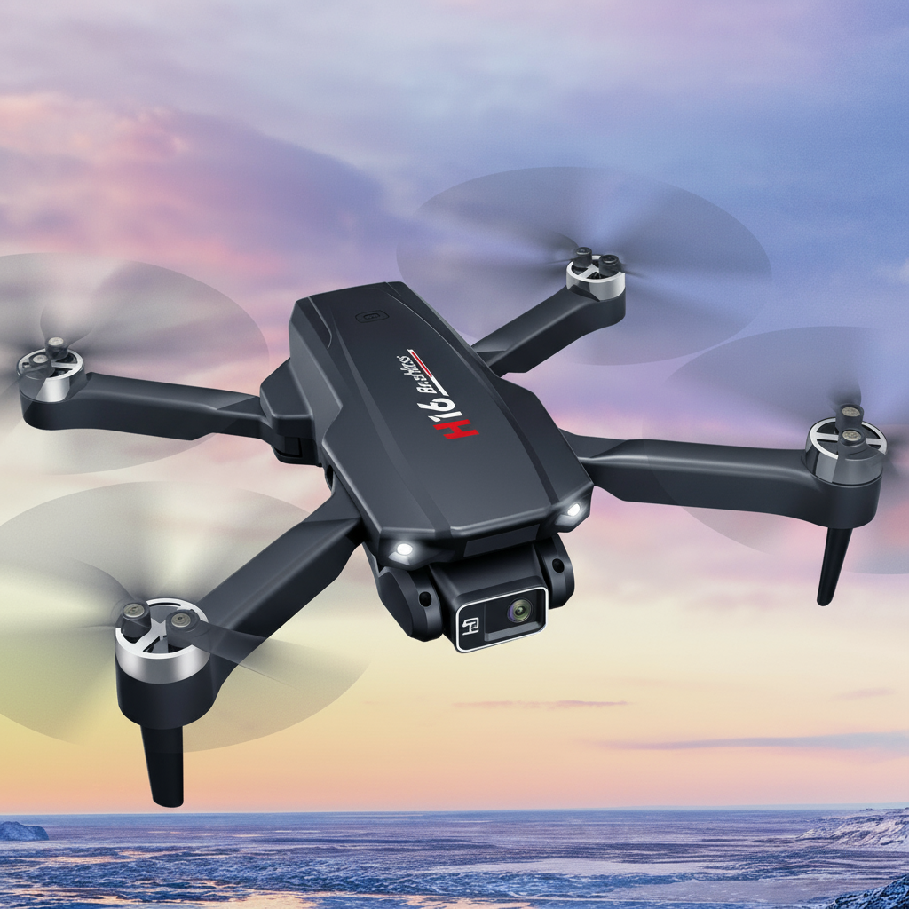 Mới Drone H16 GPS Pro Camera Kép Quadcopter Không Chổi Than Tránh Va Chạm Laser Chụp Ảnh Trên Không 