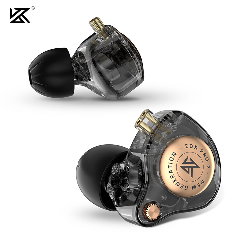 Tai nghe nhét tai KZ EDX PRO 2 EDXPRO2, tai nghe HIFI Dynamic, âm bass mạnh, tùy chọn giắc 3.5mm hoặ