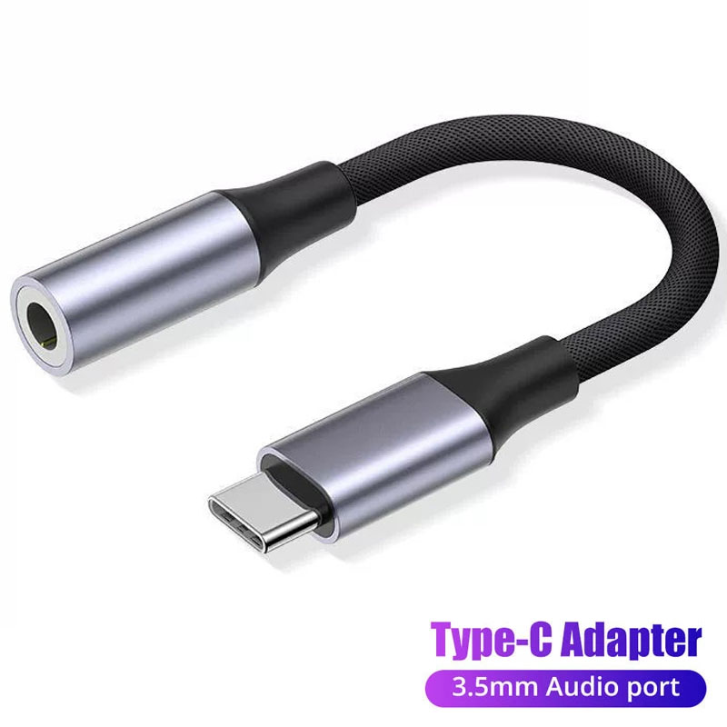 Cáp chuyển đổi âm thanh DAC Type C sang 3.5mm, cáp chuyển USB-C sang jack 3.5mm