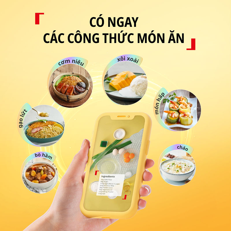 Nồi cơm điện tử Mini Tefal POP 0.7L | BigBuy360 - bigbuy360.vn
