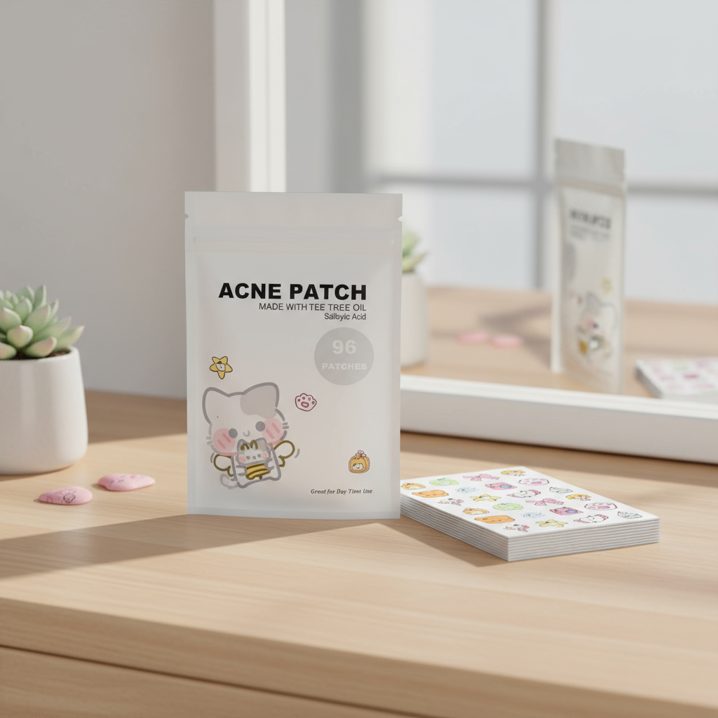 96 miếng dán mụn hydrocolloid cho mặt, miếng dán che mụn, miếng dán mụn vô hình, miếng dán mụn dễ th
