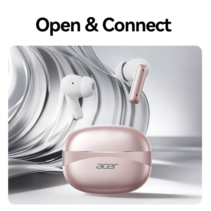 Tai nghe Acer OHR750 Tai nghe không dây có Mic Tai nghe Type-C Earpod ENC Giảm tiếng ồn nhét Bluetoo