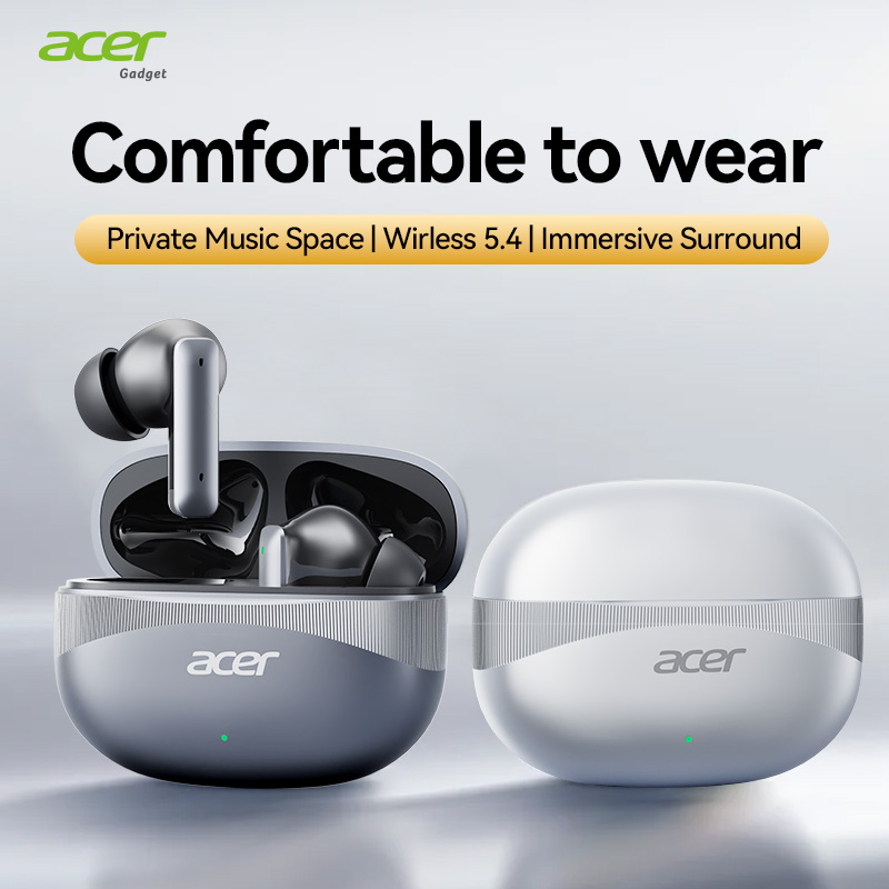 Tai nghe Acer OHR750 Tai nghe không dây Type-C Tai nghe Bluetooth có Mic Earpod Tai nghe 13mm Loa lớ