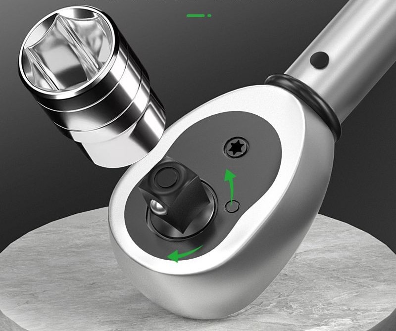 One Piece BAOLIAN 72-TOOTH TORQUE Cờ lê xe đạp chuyên nghiệp Cờ lê cơ khí ô tô Dụng cụ cứng Chrome V