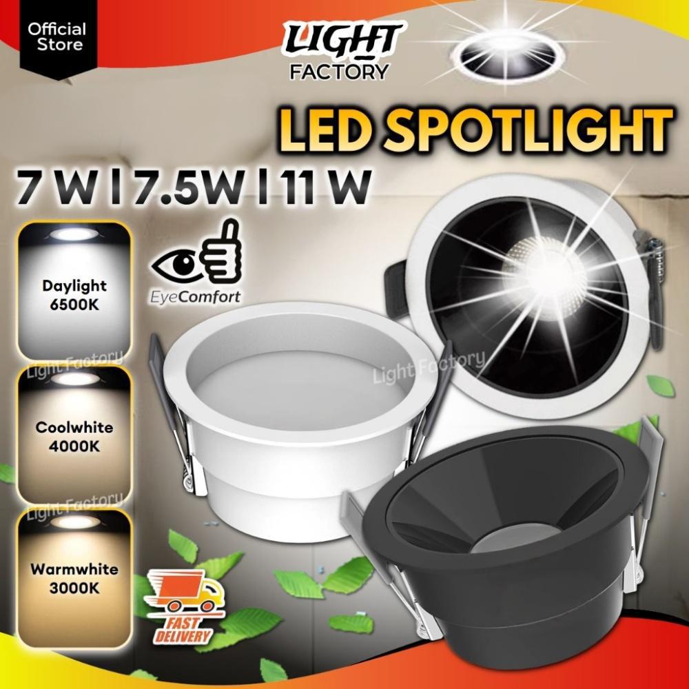 Lifestyle-Đèn LED âm trần 7W/7.5W/11W DL260 SL260 bảo vệ mắt, đèn âm trần, đèn mắt bò, đèn âm trần b