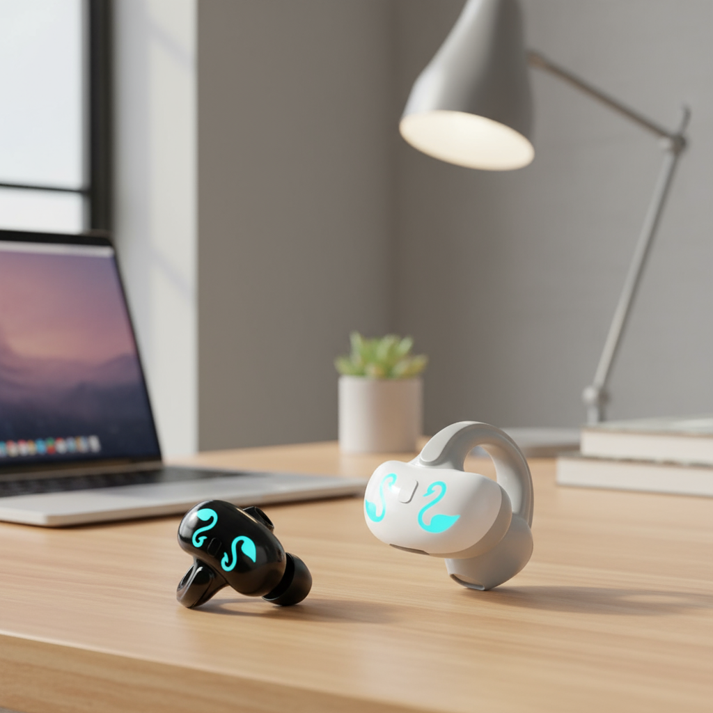 GD68 TWS Tai Nghe Bluetooth V5.3 Không Dây Âm Thanh HiFi Stereo Mic Pin Trâu Chống Ồn Chống Nước Thể