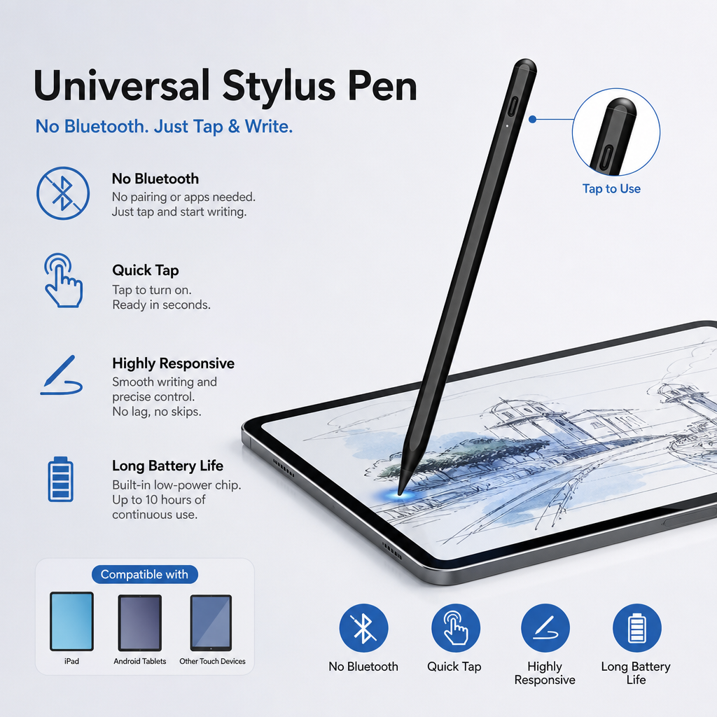 Bút cảm ứng cho Apple Pencil 2 iPad, bút cảm ứng cho Apple Pencil 2024 2023 2022 2021 2020 2019 2018