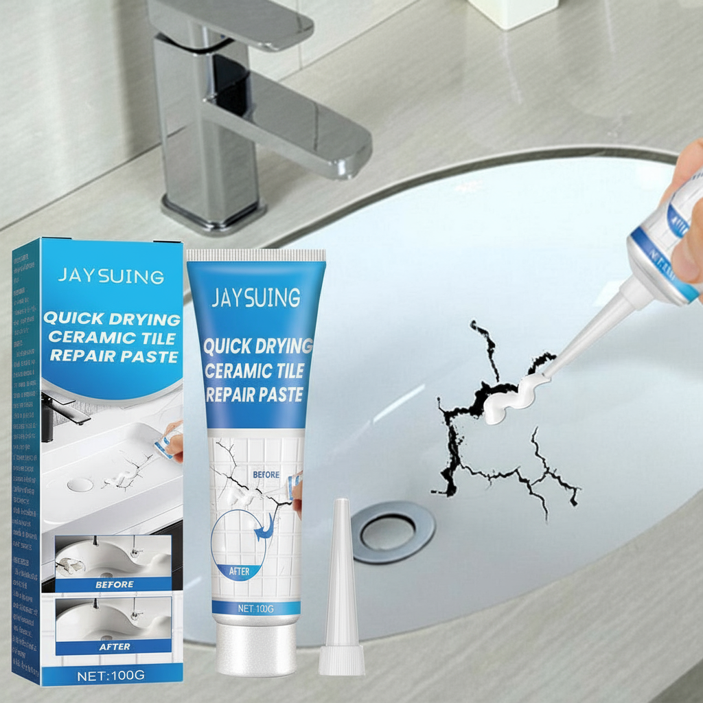   Jaysuing keo dán gạch dùng để sửa chữa bồn tắm bề mặt đá cẩm thạch đồ nội thất và bồn cầu. 