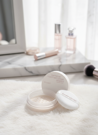  Bột Phấn Phủ Cappuvini Velvet Mist - Mịn Màng, Không Vón Cục, Lì, Kiểm Soát Dầu, Lâu Trôi