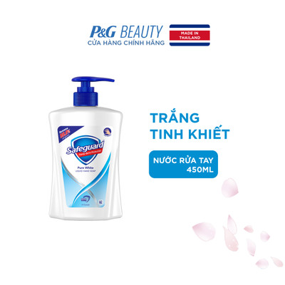 [HB Gift] Nước Rửa Tay Safeguard Trắng Tinh khiết 450ml