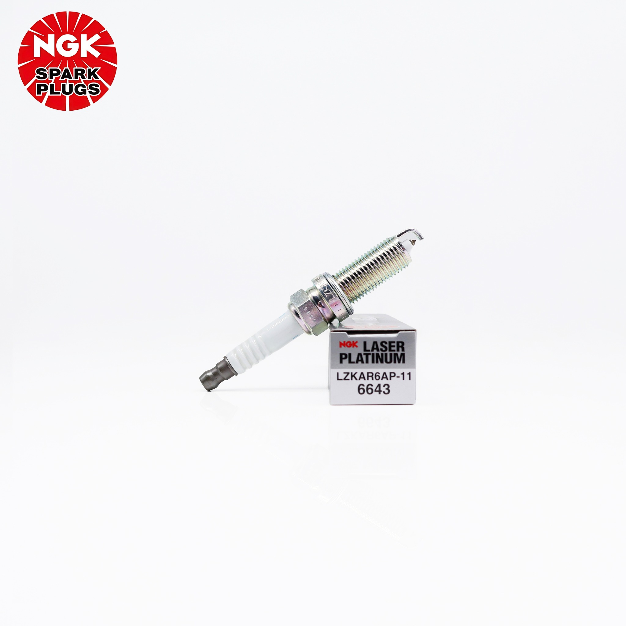 Chính Hãng Ngk Laser Platinum Bugi Lzkar6ap-11 6643 1-4 Chiếc Nhiệt Độ Cao Tự Nhiên Hút Động Cơ Đánh