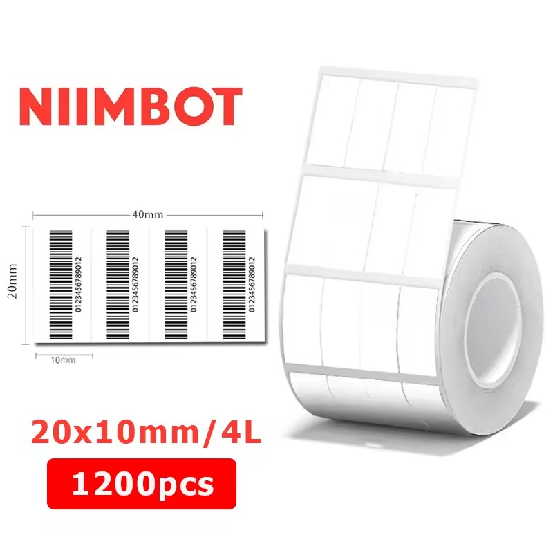 Nhãn trắng 20x10mm (1200 cái) Niimbot B1/B21