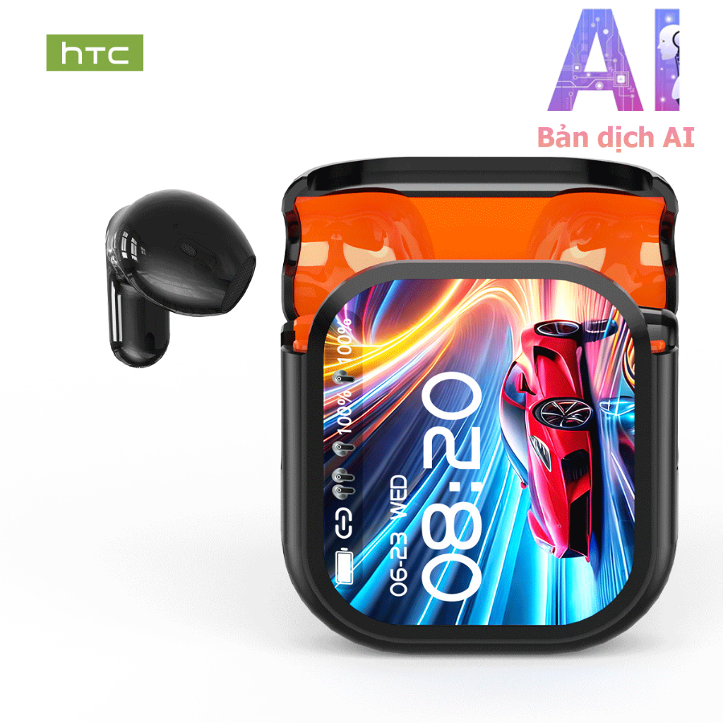 Tai nghe HTC NE20: Tai nghe thông minh với màn hình LED, dịch trực tiếp, âm thanh HiFi, công nghệ kh