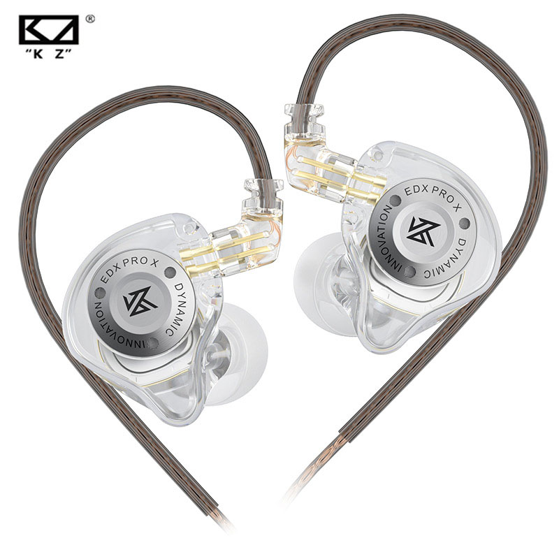 Tai nghe KZ EDXPRO X Dynamic Drive, âm bass HIFI, thể thao, chống ồn, DJ, âm nhạc, tương thích với K
