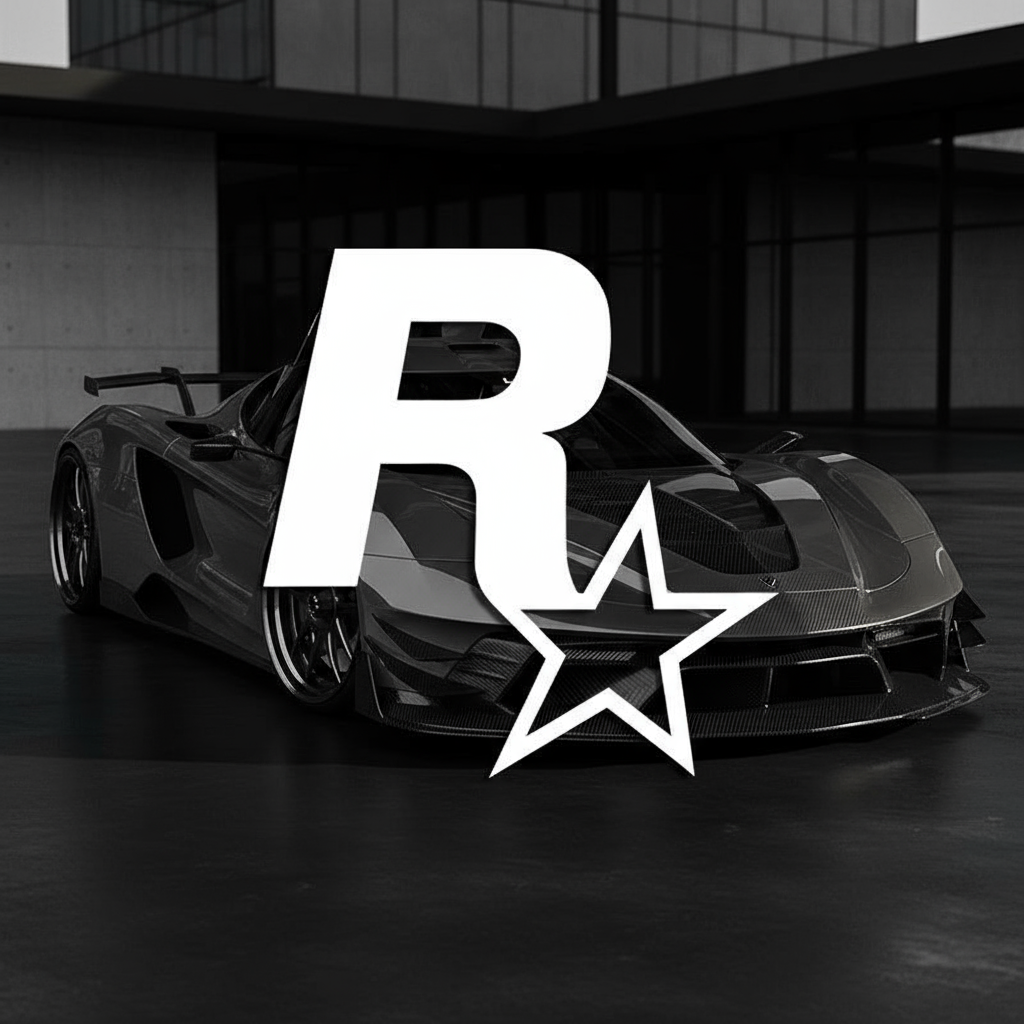 Bộ Đề Can Dán Xe Ô Tô Mod Game Gear Gta5 Đua Xe R Star Che Vết Xước Thân Xe