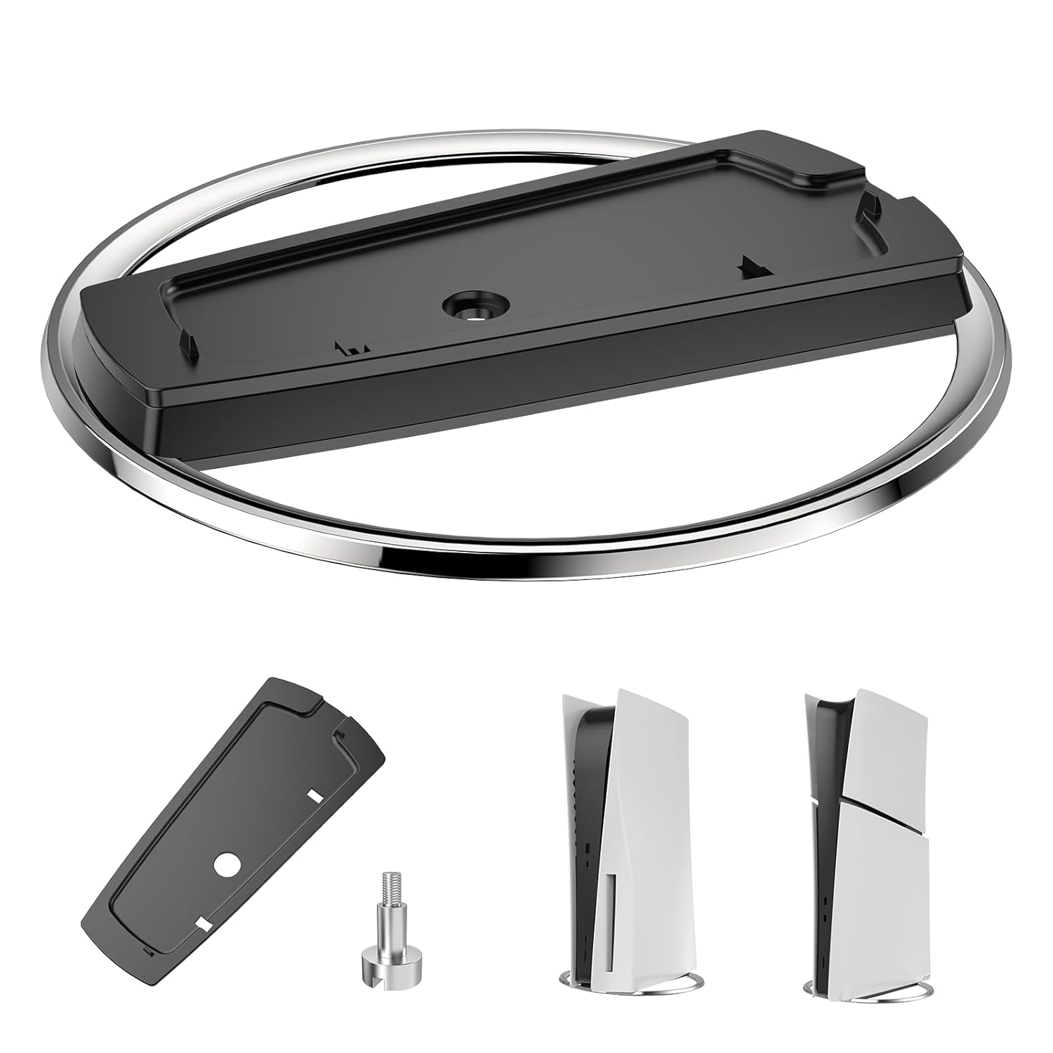 Chân đế Console Host cho PS5 Slim/PS5 PRO, phụ kiện thay thế lưu trữ đứng cho PS5 Disc/Digital Game 