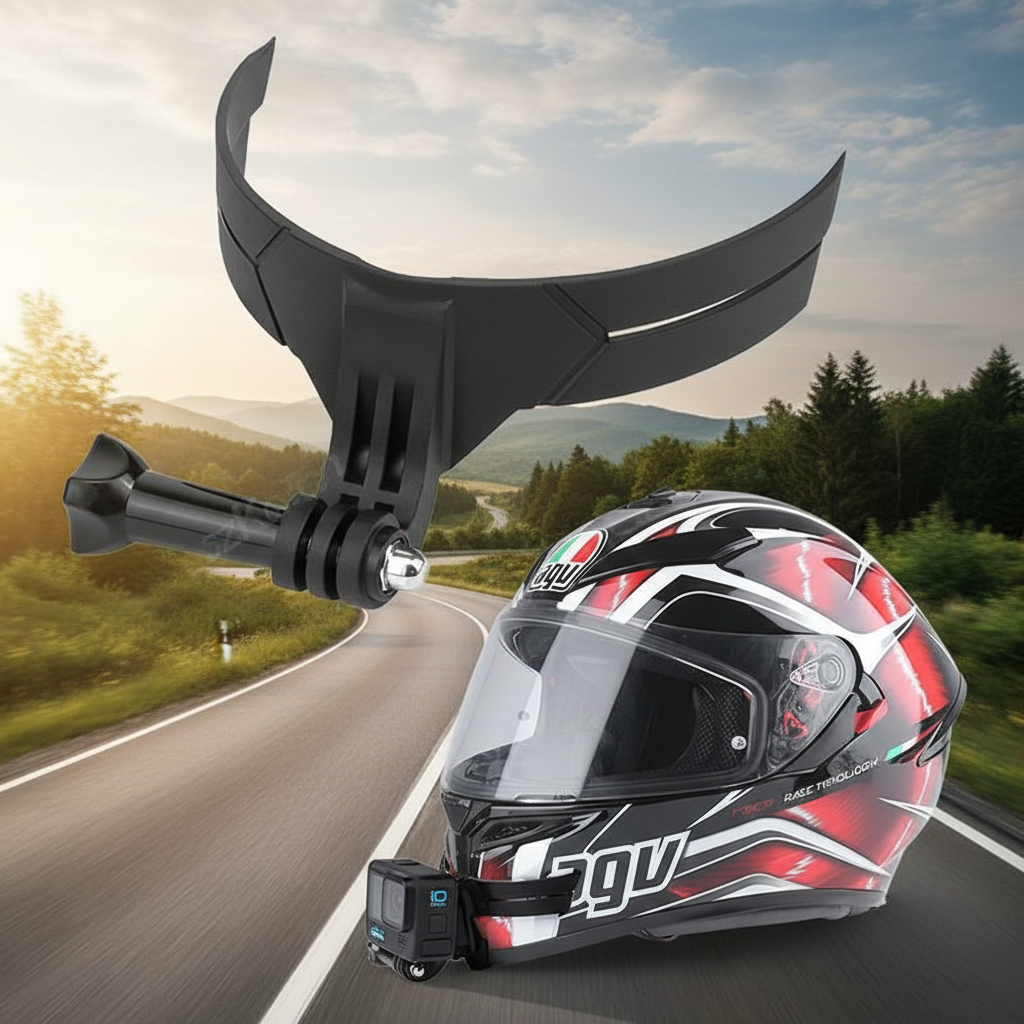 Giá đỡ cằm mũ bảo hiểm xe máy cho GoPro Hero 9/8 Insta360, giá đỡ dán mũ bảo hiểm có thể điều chỉnh 
