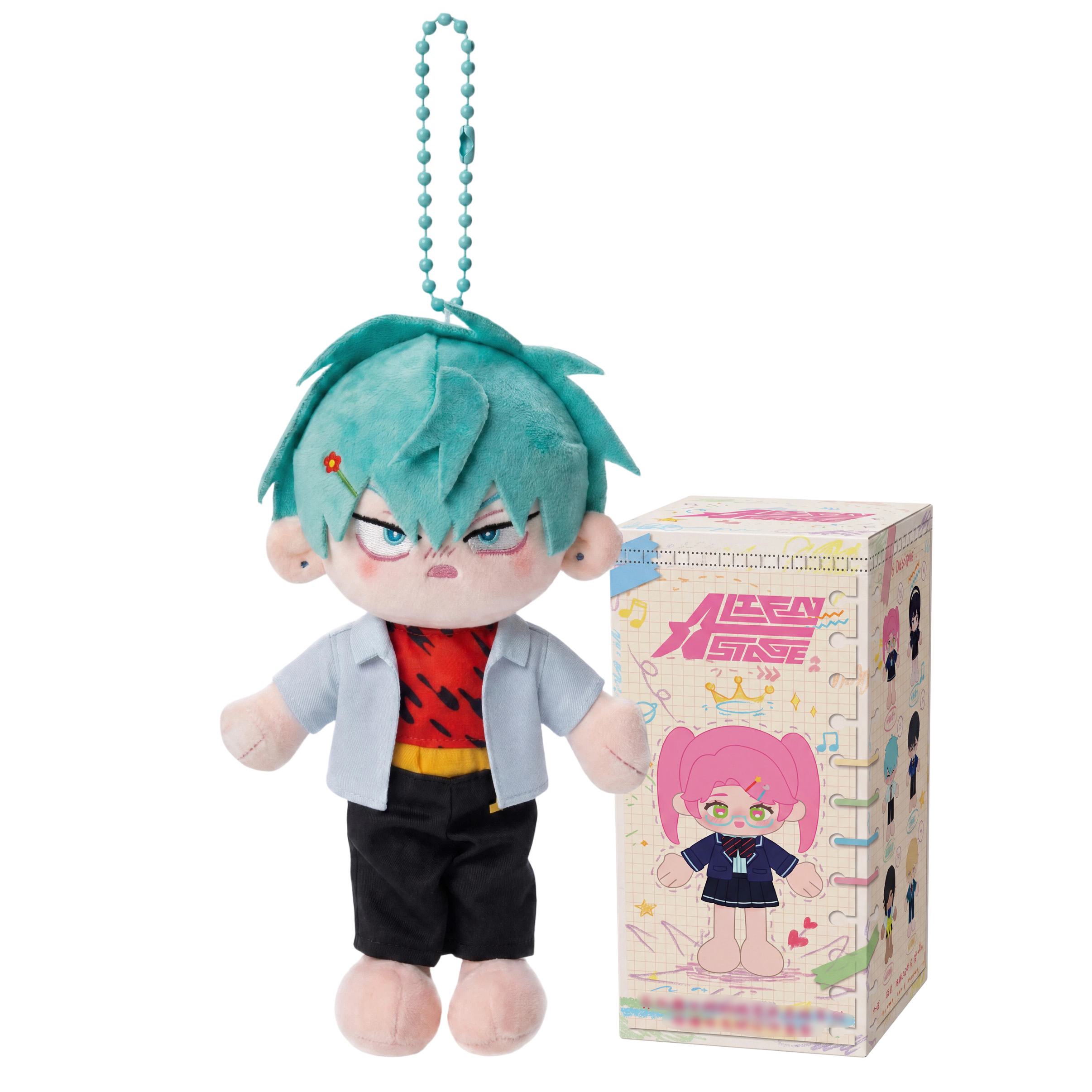 Alien Stage Anakt Arts High School Series Blind Box Chuichui Style Plush Doll (Hộp đơn), Móc khóa/mó