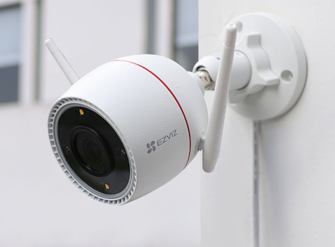 Camera EZVIZ Wifi Ngoài Trời H3C 3MP Quay Màu - Hàng chính hãng