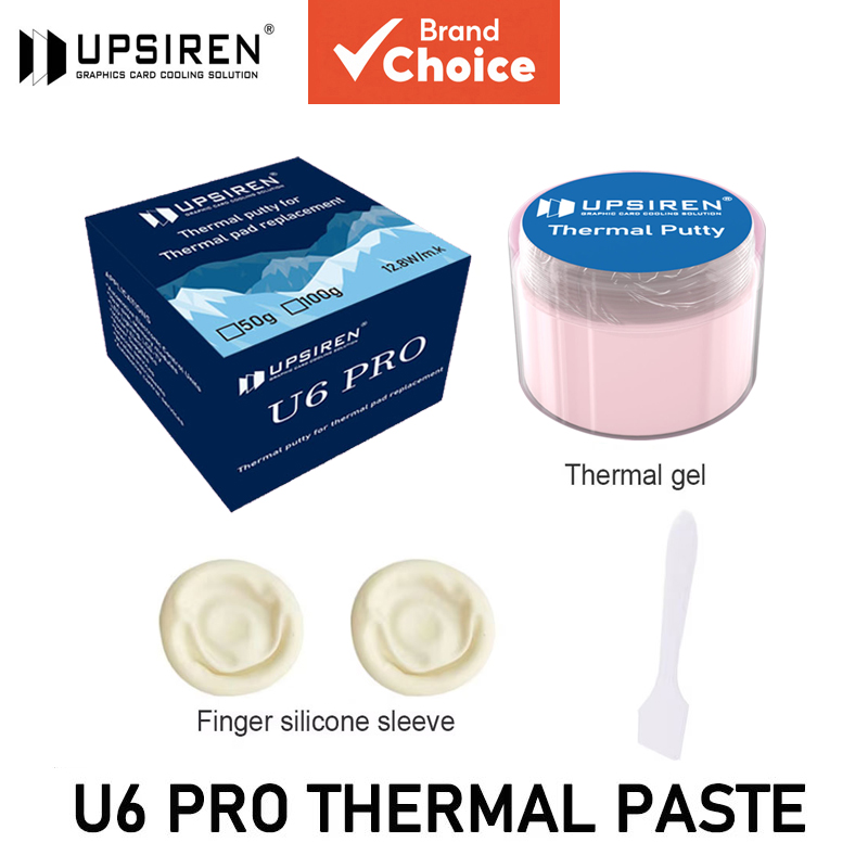 UPSIREN Thermal Putty U6 Pro 12,8W Dành cho GPU, IC, Bộ xử lý, Đất nhiệt làm mát nhanh, Có thể thay 