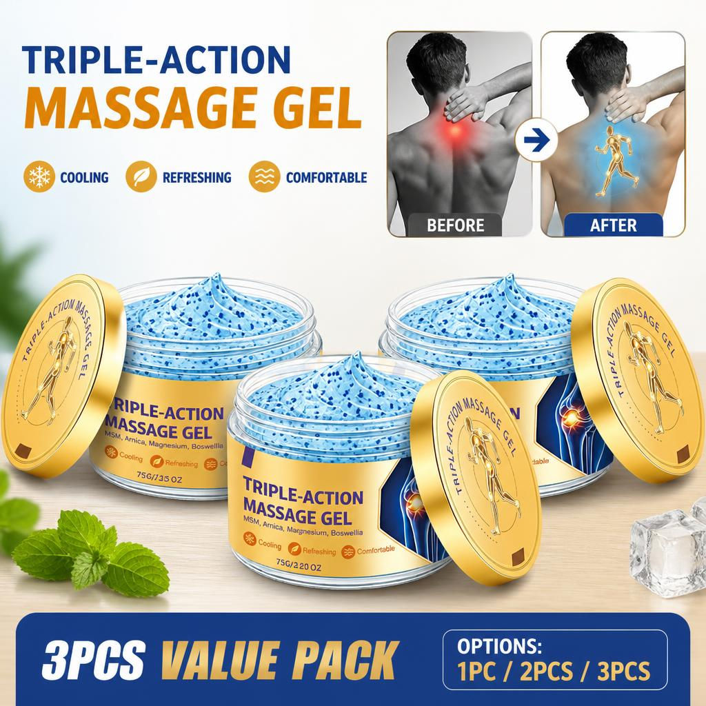 Gel Mát Xa Khớp 75g | Kem Xoa Bóp Thư Giãn Cơ Bắp | Công Thức Arnica Làm Mát & MSM