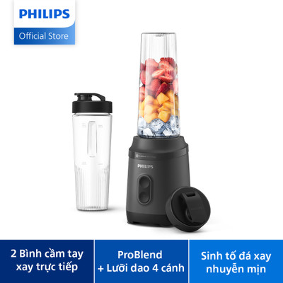Máy xay sinh tố cầm tay Philips Blend & Go ProBlend HR2672/00 - Hàng Chính Hãng