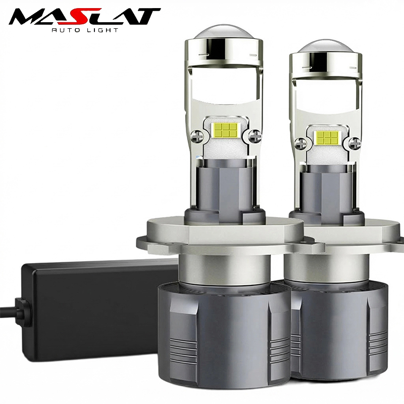 2 cái H7 H4 H11 H8 H9 LHD Bi Cầu Mini Đèn Pha LED 9005 9006 HB3 HB4 9012 Bóng Đèn Canbus Ô Tô Thấp/C