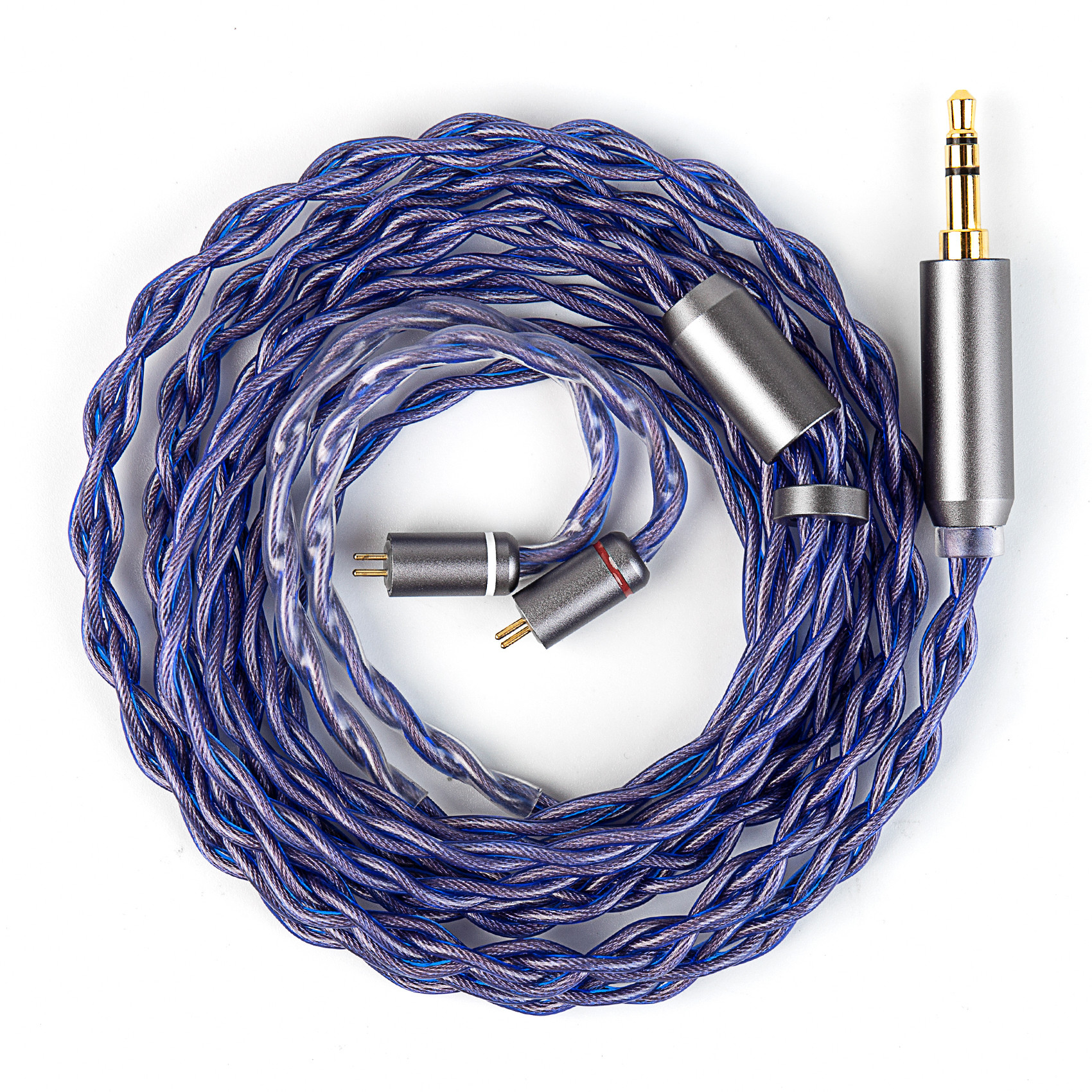 Cáp AV Riksoin 3RCA to 3RCA Video Cable Male to Male Nylon Bện dùng cho DVD, TV, Hệ thống Âm thanh P