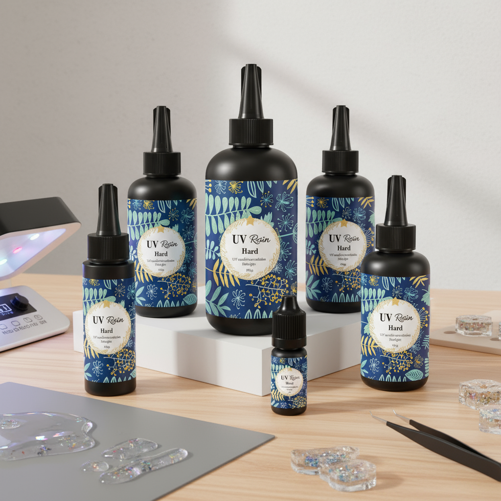 Long Vu Crystal Clear UV Resin - Đóng rắn nhanh, Chống ố vàng, 60-100g