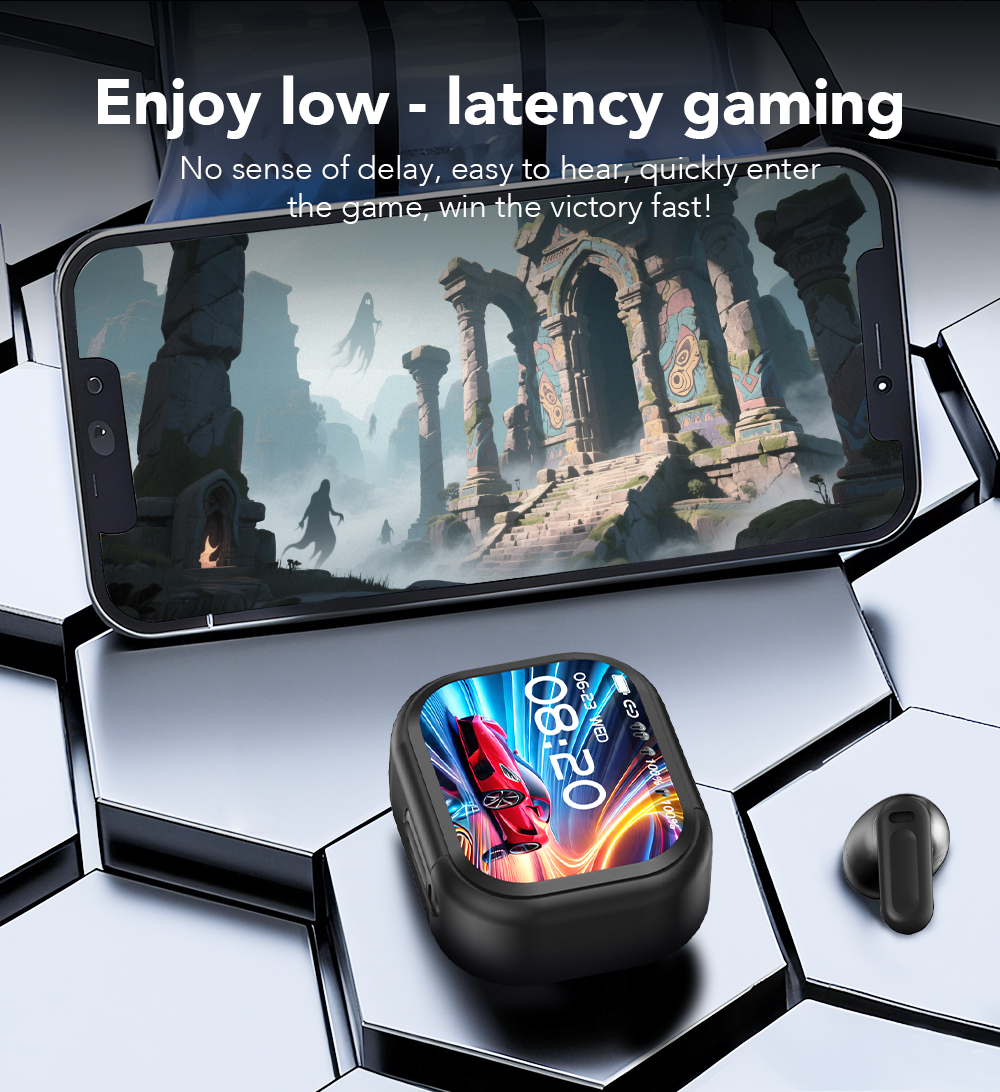 Tai nghe HTC NE20 Tai nghe LCD Dịch thuật AI không dây Tai nghe màn hình cảm ứng ANC HiFi Tai nghe â