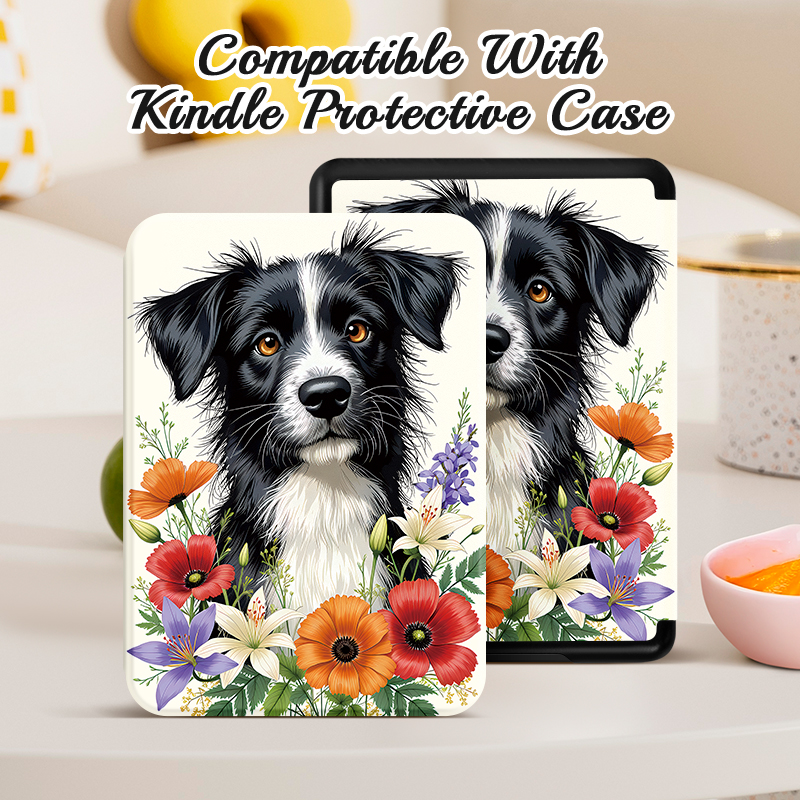 Bao da giả cho Kindle Gen 11, Kindle Paperwhite Gen 12, chống sốc toàn diện, quà tặng đầy ý nghĩa