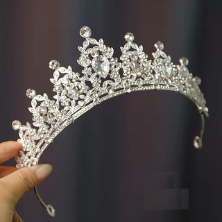 Cô Dâu Cưới Tiara Bướm Băng Đô Phụ Kiện Tóc Đơn Giản Công Chúa Thanh Lịch