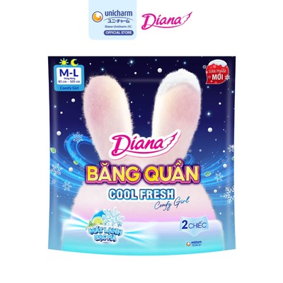 [HB Gift] Băng Quần Diana Comfy Girl Cool Fresh size M-L 2 miếng/gói